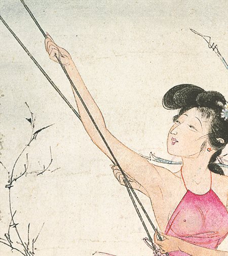 连山-胡也佛的仕女画和最知名的金瓶梅秘戏图